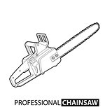 Outline chainsaw