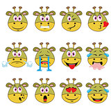 Monster Emojis Set of Emoticons Icons Isolated