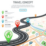Travel and Navigation Concept
