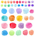 Bright Watercolor blots