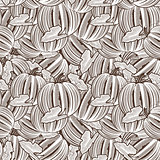 Vintage Pumpkin Seamless Pattern