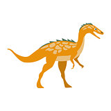 Predator Raptor Dinosaur Of Jurassic Period, Prehistoric Extinct Giant Reptile Cartoon Realistic Animal