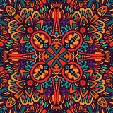 colorful seamless mandala pattern