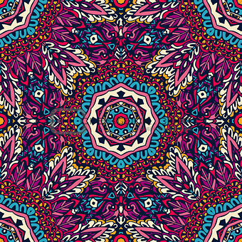 Festive colorful mandala pattern