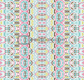 geometric striped ethnic seamless pattern