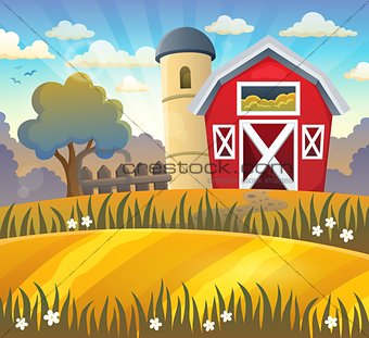 Farmland theme background 2