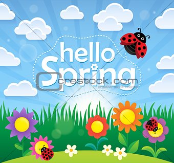 Hello spring theme image 2