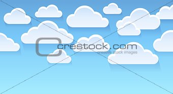 Stylized clouds theme image 2