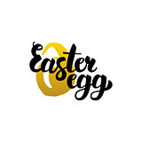 Easter Egg Handwritten Lettering
