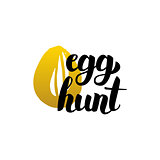 Handwritten Lettering Egg Hunt