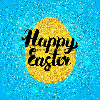 Happy Easter Glitter Design