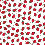 Strawberries seamles pattern