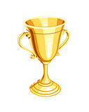 Gold champion cup