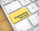 Engineering Services - Inscription on the Yellow Keyboard Button