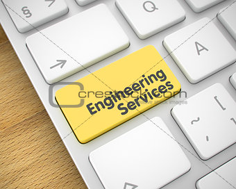 Engineering Services - Inscription on the Yellow Keyboard Button