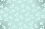 Vector simple Hawaiian pattern with leaves 