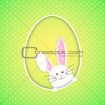 Cute Easter Bunny background