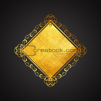 Gold and black background 