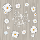 Happy Easter flower background 