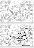Hot air balloon maze