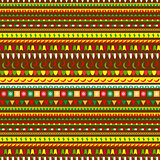 Cinco de Mayo seamless pattern with a traditional ornament. Mexican ethnic, tribal endless background, texture. Vector illustration.
