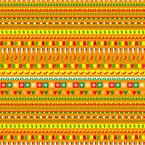 Cinco de Mayo seamless pattern with a traditional ornament. Mexican ethnic, tribal endless background, texture. Vector illustration.