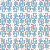 Seamless robots pattern