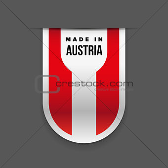 Made in Austria ribbon