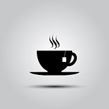 tea cup vector icon