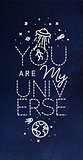 Poster my universe blue