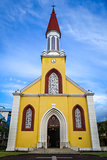 Papeete city Cathedral, Tahiti island