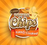 Potato chips label.