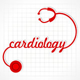 Stethoscope make cardiology word