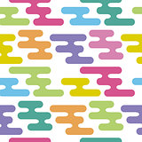 Abstract Seamless Striped Pattern Vector Illustration