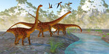 Diplodocus Dinosaur Morning