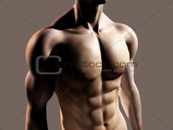 fit man showing chest and abs