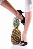 Pineapple between legs