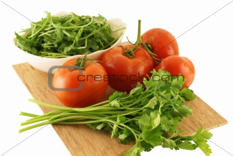 fresh and healthy raw food ingredients