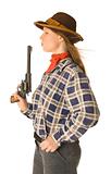 Cowgorl with a gun 2
