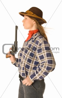 Cowgorl with a gun 2