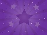 Purple Celebration Starburst