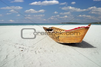 Ship on the beach