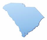 South Carolina(USA) map
