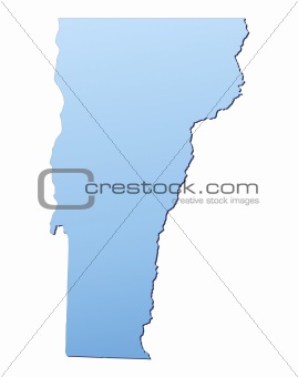 Vermont(USA) map