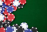 poker chips background