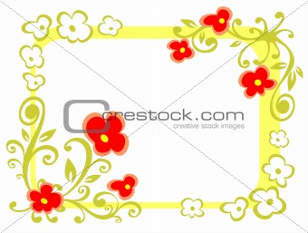 ornate floral frame
