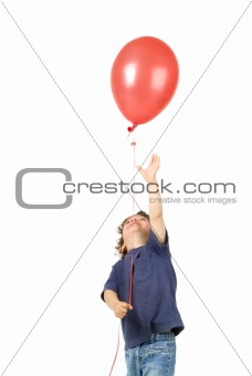 little boy red baloon