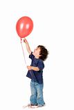 little boy red balloon