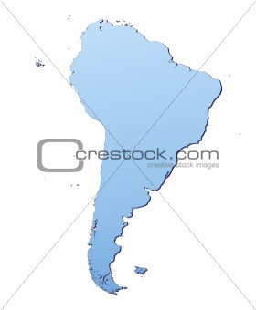 South America continent map