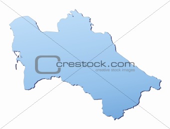 Turkmenistan map